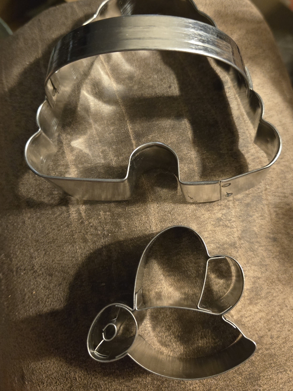 Bee Hive And Bee Bundle!!!Stainless Steel Silver Cookie Cutter Set - 2-Piece